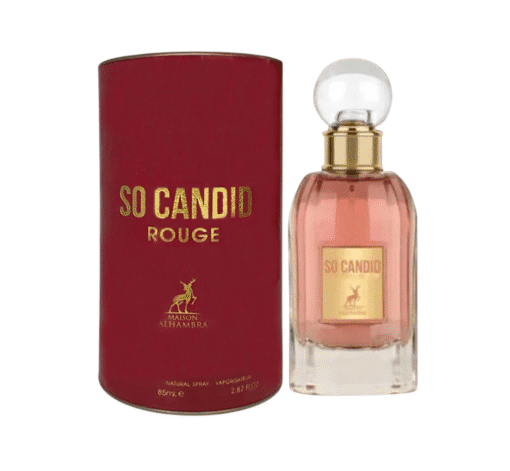 SO CANDID ROUGE Maison Alhambra 85ml 香水 MAISON ALHAMBRA SO CANDID ROUGE - Arabic Perfume Shop